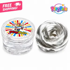 Metallic Glass-Like Slime - Ultra Shiny Stretchy Non-Sticky Sensory Putty with DIY Color Pigments