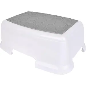 Toddler Step Stool – Non-Slip Textured Top, Wide Stable Base, Lightweight Potty Training Boost for Kids, Bathroom & Sink Stool for Toddlers