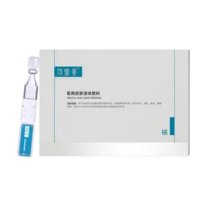 KOMFYMED Medical Liquid Skin Dressing - Polysaccharide Serum for Post-Procedure & Sensitive Skin, 28 Vials, Wound Healing & Barrier Repair