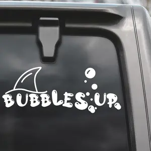 " Bubbles Up Car Decal   Pack Vinyl Windows Stickers, Weatherproof Transfer Decals for Laptop/Car/Truck/Window/Bumper