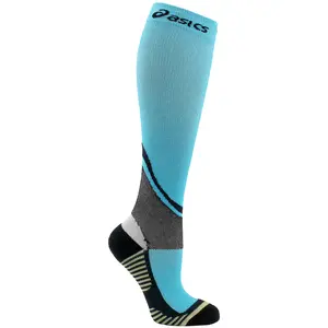ASICS Mens Rally Knee High Socks Training Athletic Athletic Knee High - Blue