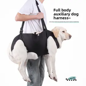 Newest Dog Sling Harness for Elderly Disabled Dogs Adjustable Lifting Support Vest Rehab Mobility Aid Outdoor Walking Pet Carrier