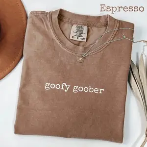 Comfort Colors Goofy Goober T-Shirt, Funny Silly Mood Tee for Women or Men, Cartoon-Inspired Shirt, Playful Graphic Gift for Spongebob Fans - TrendWear USA