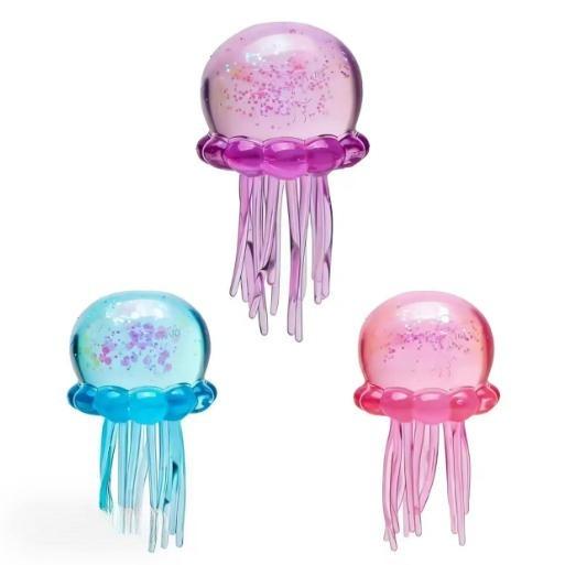 Jellyfish Design Squeeze Stress Ball, Fidget StressBall, Ice Squeeze Cube-Drop Malt Sugar Balls