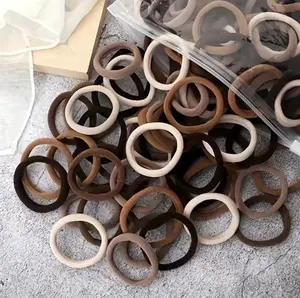 20PC Simple Style Plain Color Hair Tie Set, Casual Versatile Hair Accessories for Women & Girls, Minimalist Headwear Suitable for Thick Hair