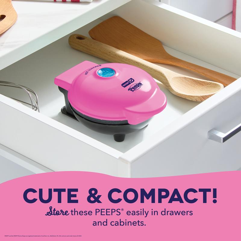 PEEPS® x Dash Bunny Mini Waffle Maker