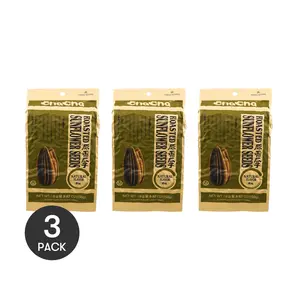 3Packs CHACHA Roasted Sunflower Seeds, 8.82oz/Pack