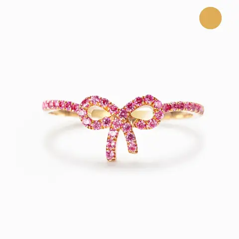 Bow Design Rhinestone Decorated Princess Rings, Gifts for Her, Fashion Accessories for Women & Girls, Trendy All-match & Exquisite Jewelry for Birthday Gift, Pink Ring, Statement Rings, Elegant Rhinestone Ring, Fashionable Jewelry, Beautiful Rings
