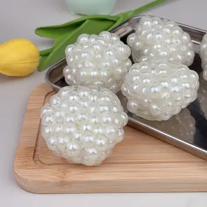 Novelty toy pearl slow rebound handmade ball, exquisite vortex texture highlight portable office desk decoration, party gift, birthday holiday small gift box