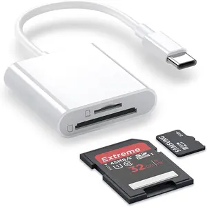 SD Card Reader for ,sd card reader usb c &  sd card reader,Digital camera adapter to ,Memory card reader,Type c sd card adapter for SDHC SDXC MMC  &  SDXC -2 Slots
