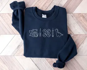 Pediatrics Sweatshirt Peds Crew Team Sweater Pediatric RN Gifts Peds Nurse Crewneck Gift for Peds Nurse Practitioner RN Gift Future Nurse Casual Classic Cotton Menswear Cotton Menswear Comfy Fabric Hoodie Medium