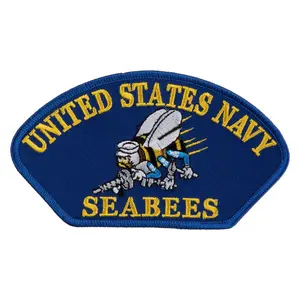 United State Navy Seabees Blue Patch