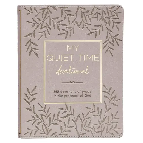 Christian Women's Devotional Journal - Christian Art Publishers 365 Daily Devotions, Compact Cappuccino Faux Leather Flexcover, 372 Pages English, 7.8x6.1x0.8 Inches, 1.05 lbs, Gift Ribbon Marker, Thoughtful Gift for Cultivating God's Peaceful Presence