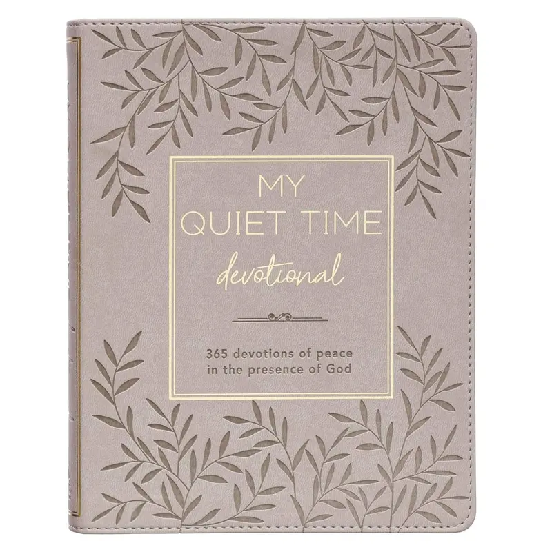 Christian Women's Devotional Journal - Christian Art Publishers 365 Daily Devotions, Compact Cappuccino Faux Leather Flexcover, 372 Pages English, 7.8x6.1x0.8 Inches, 1.05 lbs, Gift Ribbon Marker, Thoughtful Gift for Cultivating God's Peaceful Presence