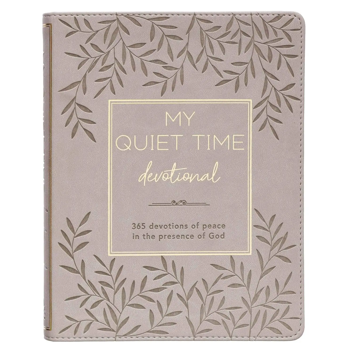 My Quiet Time Devotional - 365 Devotions for Women To Bring You Into The Peace Of The Presence of God Cappuccino Gift Ribbon Marker Imitation Leather