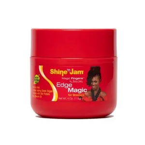 Smooth Edge Control Haircare Gel - Magic Fingers Edge Magic Formula, 4 oz, for Braiders