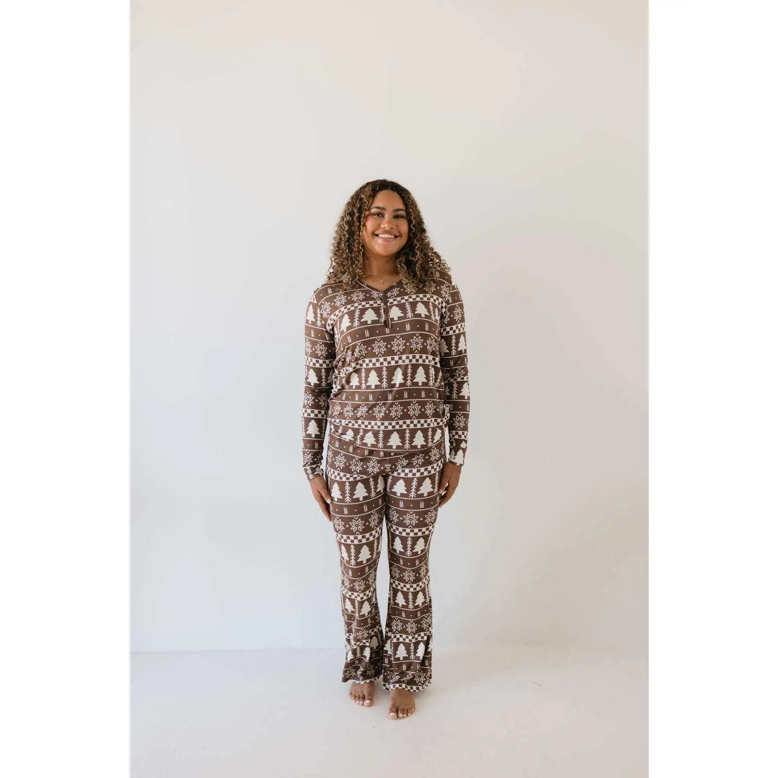 Forever Fair Isle | Women's Bamboo Pajamas - XS
