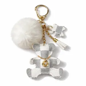 Soft Girl Teddy POM Bag Charm/KeyChain Soft Girl Teddy POM Bag Charm/KeyChain