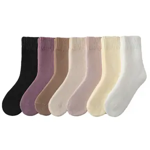 Suitable for Women Autumn and Winter Extra Thick Wool Socks Warm-Keeping and Cold-Proof Stockings Winter Thickened Wool Lining Terry-Loop Hosiery
