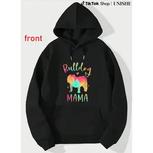 English Bulldog Mom Hoodie – 100% Colorful Bulldog Designed for Dog Moms