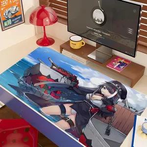 anime azur lane Mouse Pad 90x40CM non-slip Gaming Mousepad Gamer E-Sports Mouse Mat Game Mechanical Keyboard XXL Desk Mat