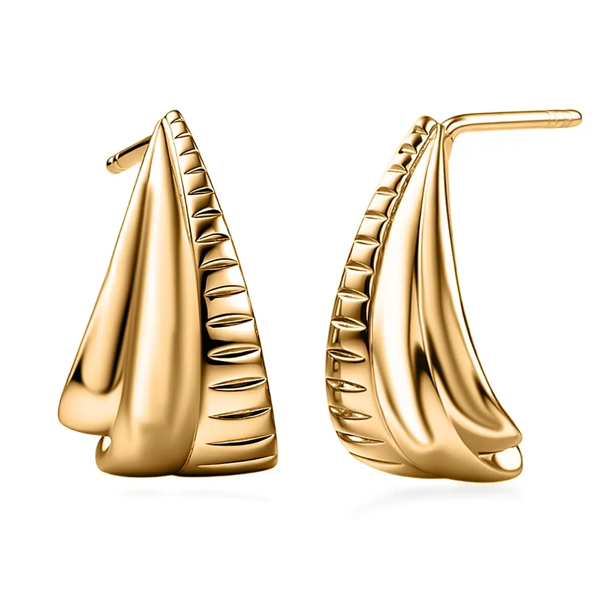 EverTrue Bronzella Collection Earrings in 18K YG Plated Bronze