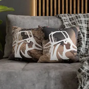 White Duck Optifade Timber Sitka Camo Pilow Case, 2 Sided Pillow Case, Home Decor, 4 Sizes Available, Spun Polyester Square Pillowcase