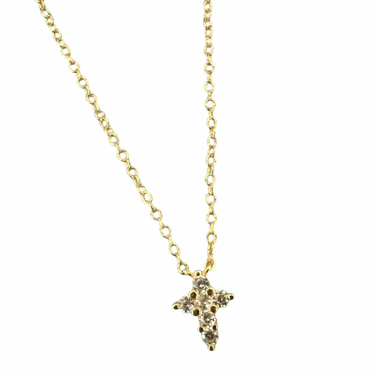 Le petite cross necklace Female 925