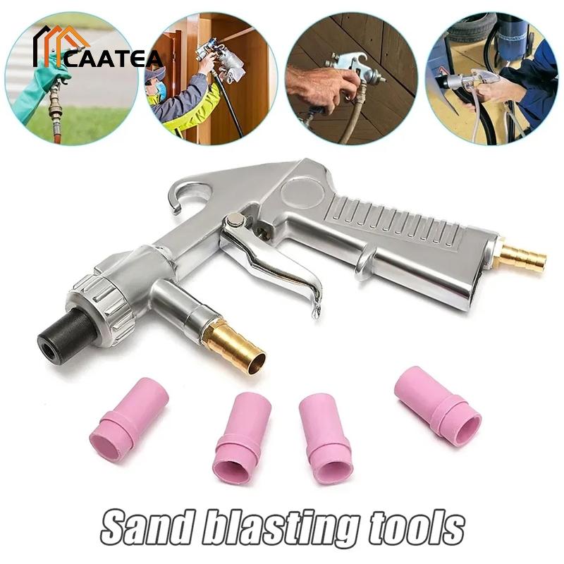 high-Precision Sandblaster Abrasive Air Sand Blasting Gun Efficient Kit Precise Spraying Contains Multiple Types Of Nozzles Sandblasting Machine Strong Sandblasting Tool Cleaning tools Rust Removal tools Polishing tools