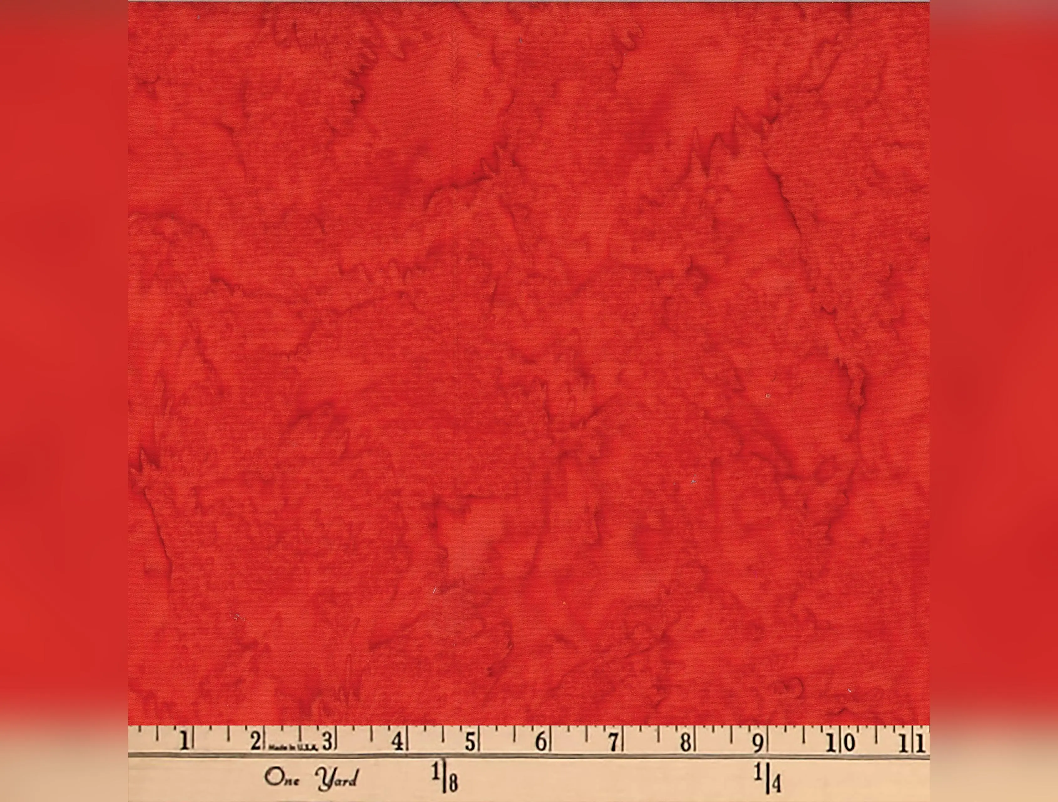 Hoffman Bali Batik Watercolors Cherry, Fabric by the Yard