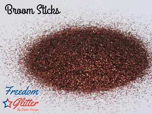 Broom Sticks Fine Glitter | Metallic Copper-Brown | High Temp Solvent Resistant Glitter
