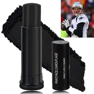 Sports Eye Black Stick,Eyeblack Stick for Football Baseball Softball Drip Stick Eyeblack Easy to Color High Pigmented Black Face Eye Makeup Stick,Baseball Eye Black under Eye Paint for Sports