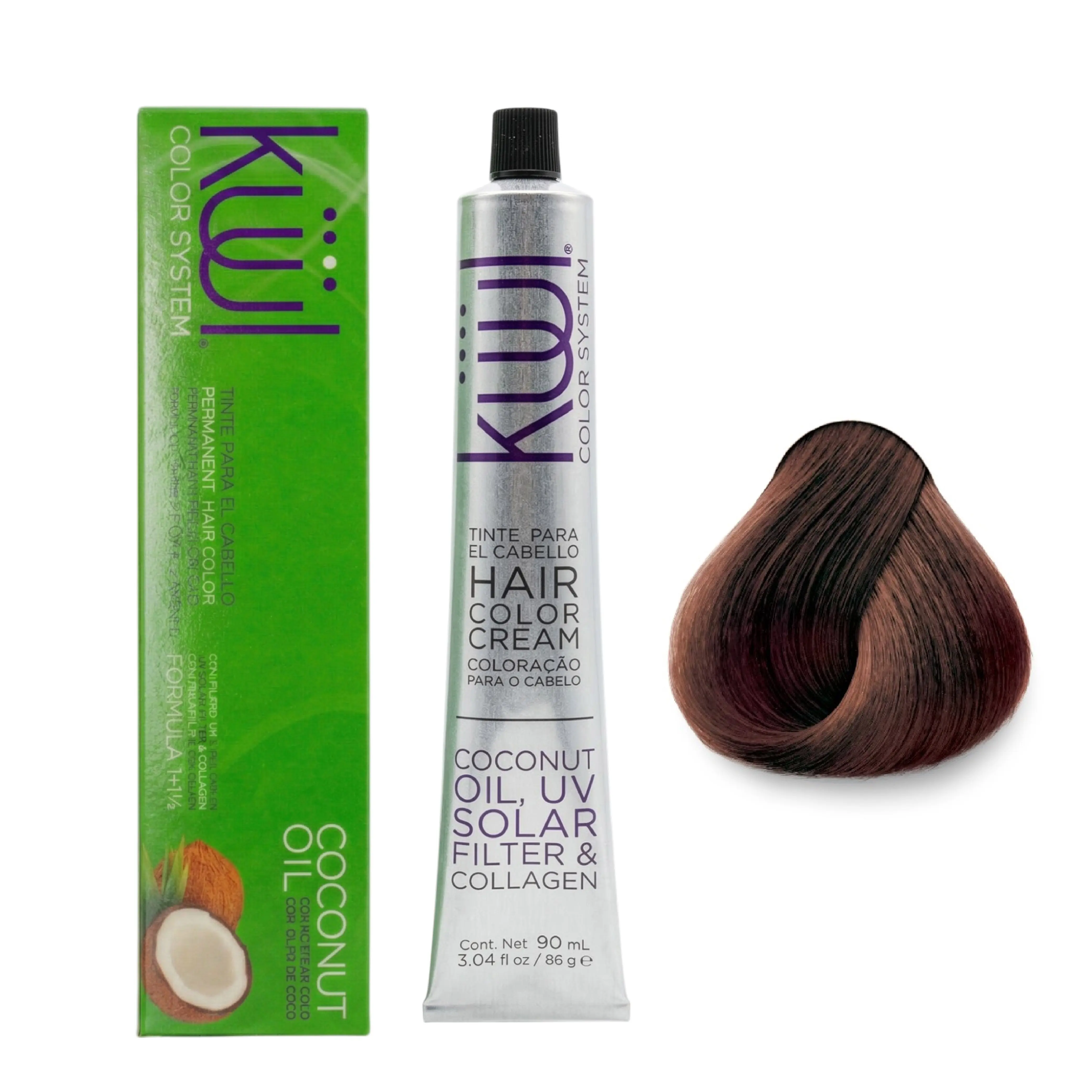 Küül Coconut Oil Hair Color 5.45 Mocha – Permanent Mocha Brown Hair Dye