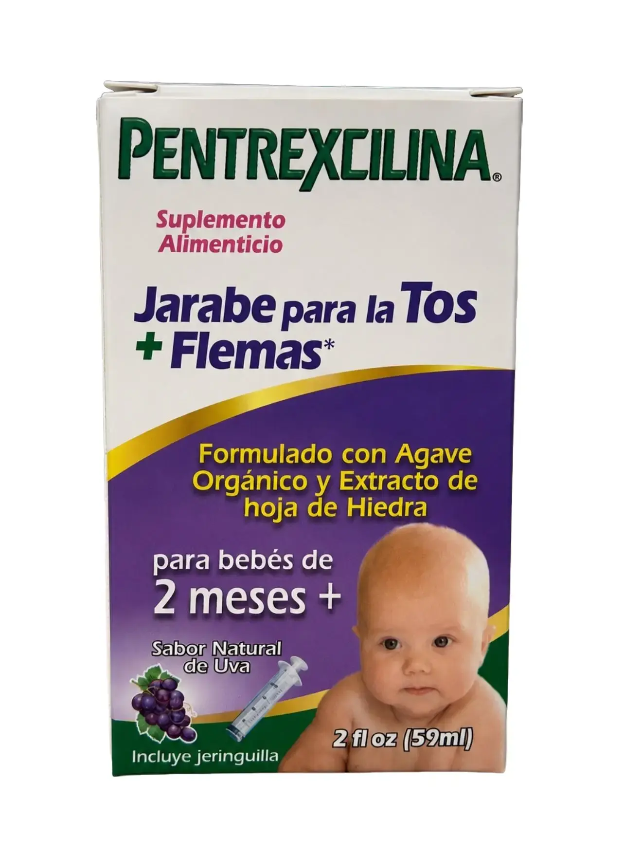Pentrex-Cilina Natural Dietary Supplement, 2fl oz Grape Flavor, Vitamins, Minerals for Wellness, Healthcare & Fitness Support