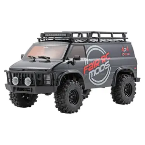 FairRC 1/18 CR18P EVO-V2 Rock Van Black Mod RTR & New Year Gift & High Performance & For Kids & Adults