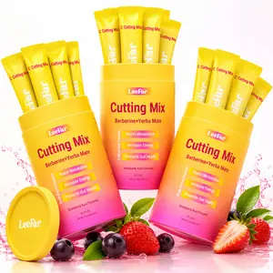 3 x LeeFar Cutting Drink Mix Strawberry Acai Flavor, 30Servings,