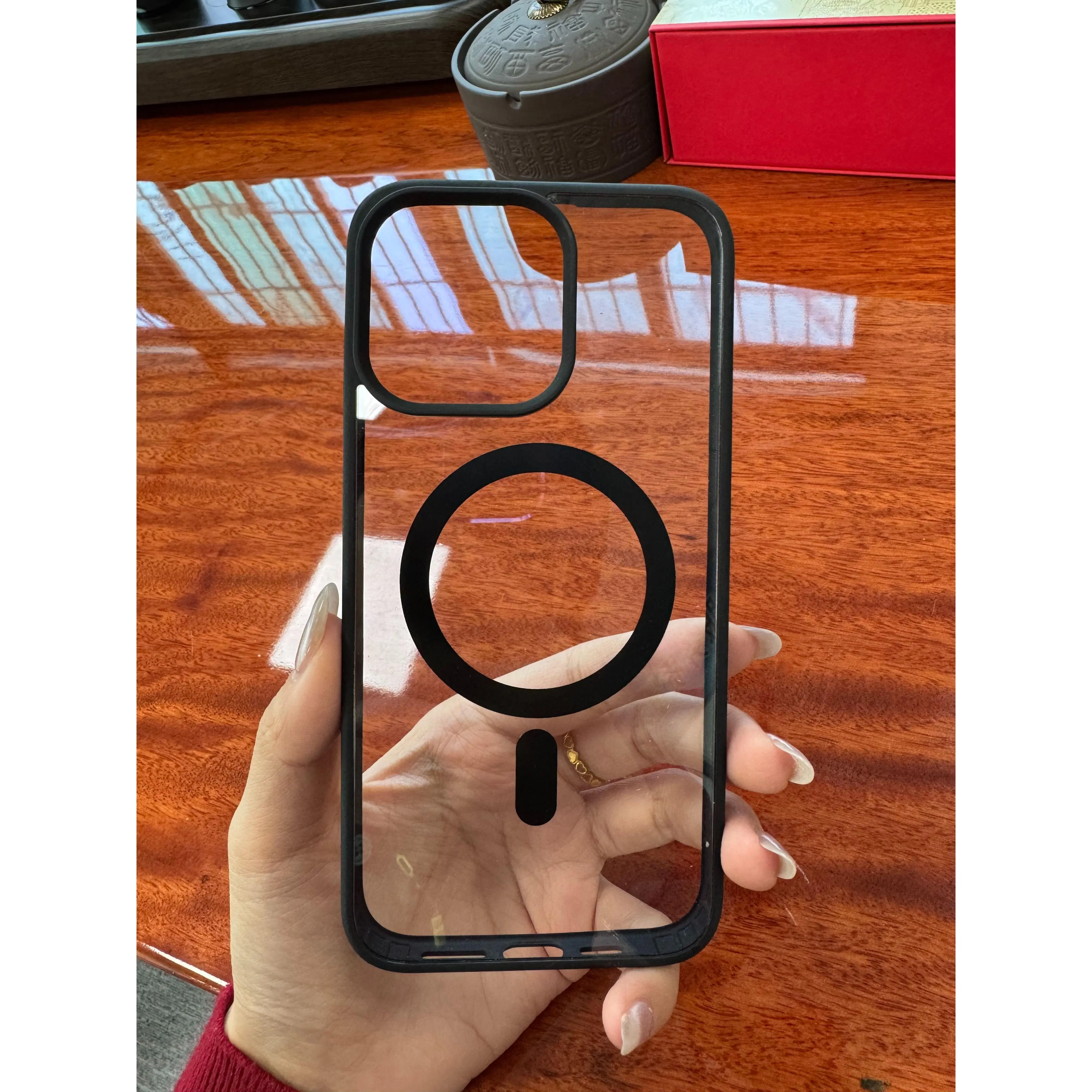 For iPhone X/XS phone cases/iPhone XSMAX phone cases, compatible with MagSafe, shockproof military grade protection, magnetic iPhone case, anti drop, perfect installation, TPU solid color case