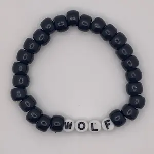 Simple Beaded Animal Species Themed Bracelets | Bear, Wolf, Fox | Furry, Therian