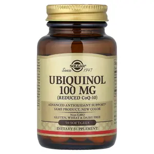 Solgar Ubiquinol (Reduced CoQ10), 50 Softgels (100 mg per Softgel)