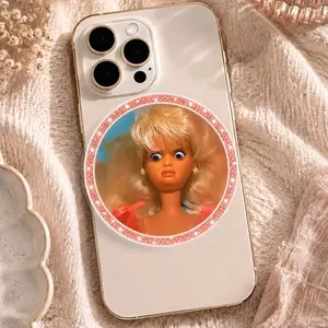 Funny Shocked Doll Magnetic Phone Grip, Meme MagSafe Phone Holder, Cute Reaction Face Phone Accessory