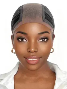 Lace Front Wig Grip Cap for Women, Non Slip Wig Gripper Headband with Silicone for Keeping Wigs in Place, Adjustable Lace Front Wig Gripper, Hair Closures, Wigcap