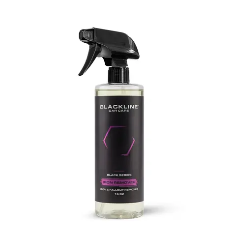 BLACKLINE Purple Color-Changing Iron Remover - Ready-to-Use Car Care Cleaner, Fast-Acting for Quick Washes, Lifts Iron Fallout, Brake Dust Eliminator, Deeper Decontamination for Paint/Wheels, Smooths Paint, Car Detailing Products