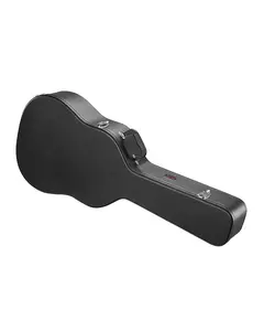 Acoustic Guitar Hard Case For 43.31 Inch Length With Lockable Keyed Lock And Carry Handle, Durable Hard Shell Protective Instrument Case With Foam Padding, Neck Support, Water-Resistant Exterior For Travel