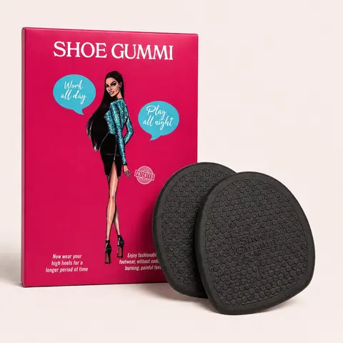 SHOE GUMMI ROUND - High Heel Pads for Longer Wear Comfortable & Durable