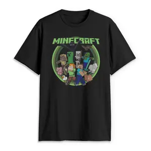 Men's Minecraft Heroes and Mobs T-Shirt