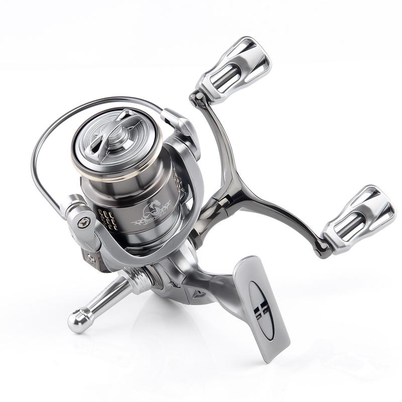 Luya spinning wheel Stella double rocker arm fishing wheel long throw fish wheel Chromium Casting Fishing Reel