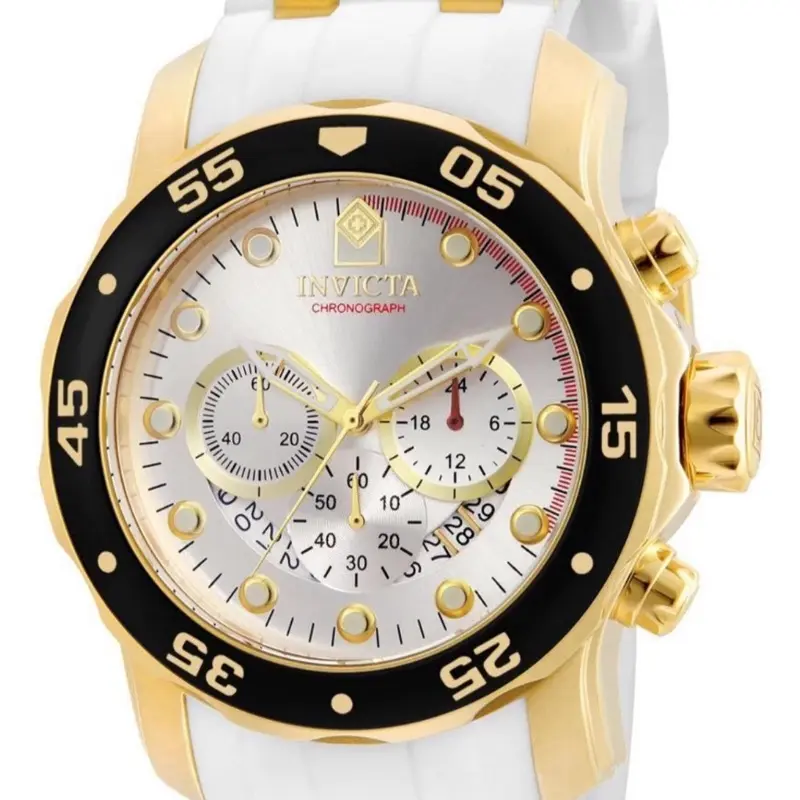 Invicta Pro Diver SCUBA Men's Watch - 20292 Model, 48mm, Gold & White Design # 37