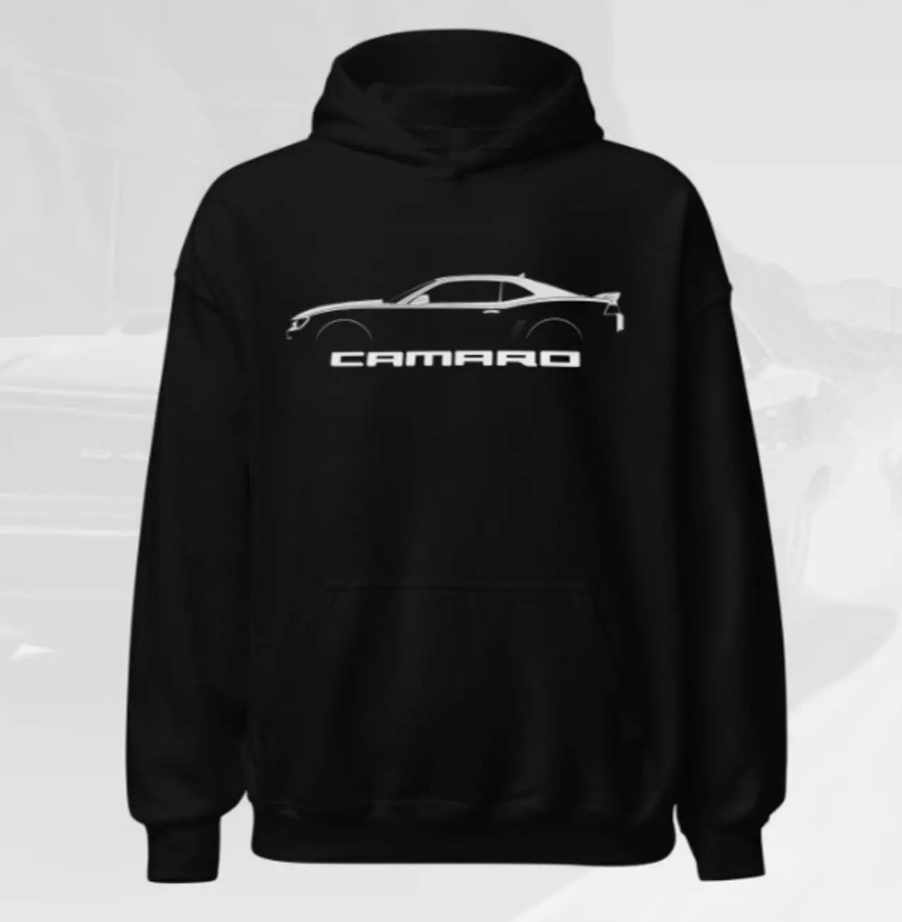 2014-2015 Camaro Z28 LS7 Silhouette Hoodie | Racing Car Pullover Gifts for Car Enthusiasts T Shirt