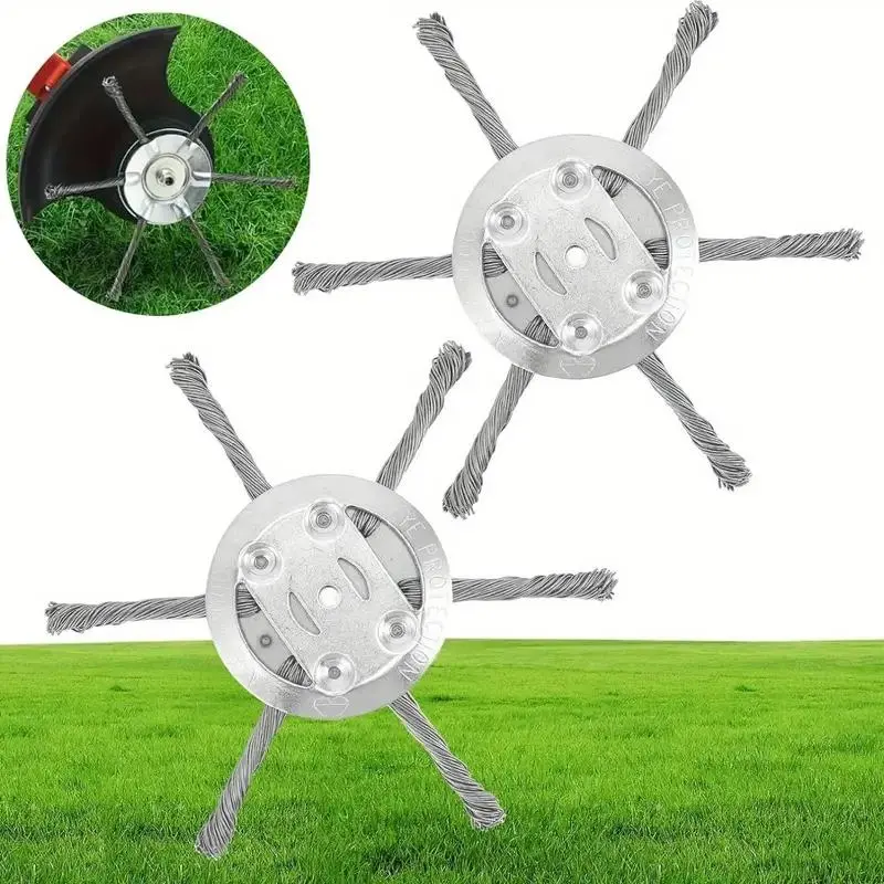 Grass Trimmer Head, Round Design Efficient Cutting Trimming Head, Durable Structure Trimmer Replacement Head, Tool Accessories for Grass Trimmer