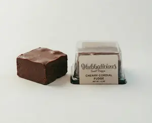 Cherry Cordial Fudge Hubbalicious Sweet Shoppe Dessert - 3 oz Layered Fudge Treat